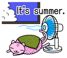 "SAKURA MOCHI" cats sticker #3136916