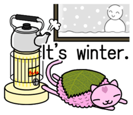 "SAKURA MOCHI" cats sticker #3136918