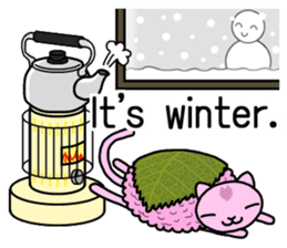 "SAKURA MOCHI" cats sticker #3136918