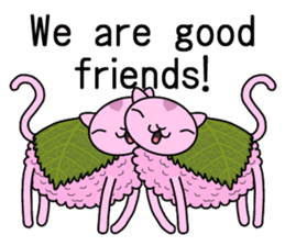 "SAKURA MOCHI" cats sticker #3136924