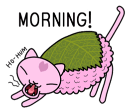 "SAKURA MOCHI" cats sticker #3136927