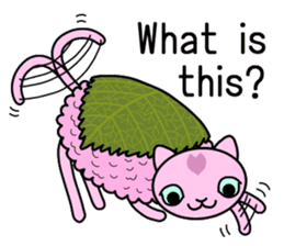"SAKURA MOCHI" cats sticker #3136931