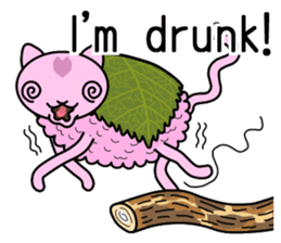 "SAKURA MOCHI" cats sticker #3136932