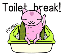 "SAKURA MOCHI" cats sticker #3136937