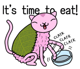 "SAKURA MOCHI" cats sticker #3136943