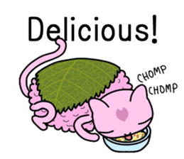 "SAKURA MOCHI" cats sticker #3136944