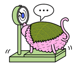 "SAKURA MOCHI" cats sticker #3136946