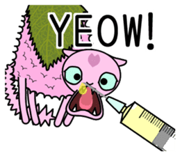 "SAKURA MOCHI" cats sticker #3136949