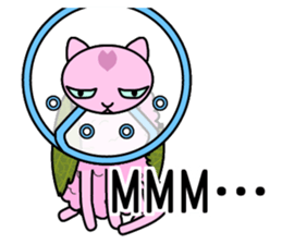 "SAKURA MOCHI" cats sticker #3136950