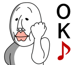 An annoying man sticker #3137467