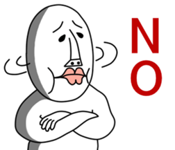 An annoying man sticker #3137468