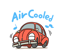 Aircooled mania (English) sticker #3137562