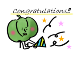 vegetables and merry friends sticker #3137673