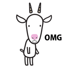 Oh My Goat!! sticker #3137771