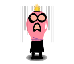 Man wearing a pink masked has come! sticker #3137918