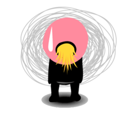 Man wearing a pink masked has come! sticker #3137949