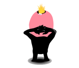 Man wearing a pink masked has come! sticker #3137954