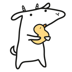 Mother Goat and Baby Duck