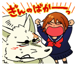 Gingitsune Makoto and friends version sticker #3138467
