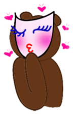 walnut planet's fox and bear sticker #3139573