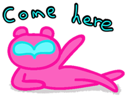 walnut planet's fox and bear sticker #3139587