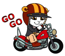 Sayhello HelmetOriental zodiac Sheep sticker #3139804