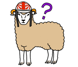 Sayhello HelmetOriental zodiac Sheep sticker #3139812