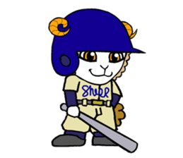 Sayhello HelmetOriental zodiac Sheep sticker #3139832