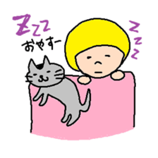 little bob girl sticker #3139849