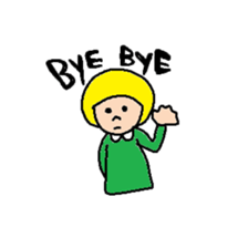 little bob girl sticker #3139863