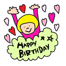 little bob girl sticker #3139865