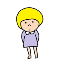 little bob girl sticker #3139873