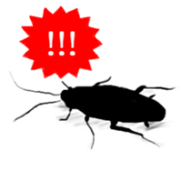 cockroach sticker 2 sticker #3140523