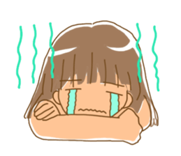 Sticker of the girl sticker #3140559