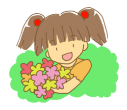 Sticker of the girl sticker #3140579