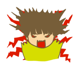 Sticker of the girl sticker #3140591