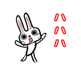 Strange rabbit Sticker vol.1 sticker #3140811