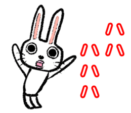 Strange rabbit Sticker vol.1 sticker #3140812