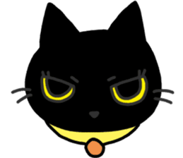 Black Cat Moimoi sticker #3140835