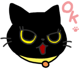 Black Cat Moimoi sticker #3140836
