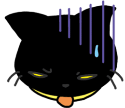 Black Cat Moimoi sticker #3140842