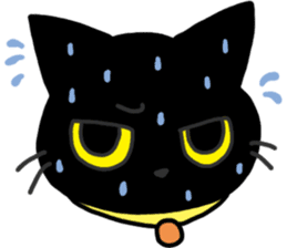 Black Cat Moimoi sticker #3140843