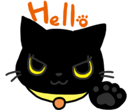 Black Cat Moimoi sticker #3140847