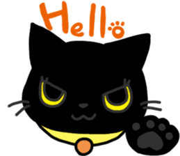 Black Cat Moimoi sticker #3140847
