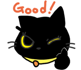 Black Cat Moimoi sticker #3140848