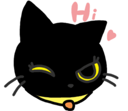 Black Cat Moimoi sticker #3140849