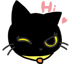 Black Cat Moimoi sticker #3140849