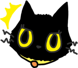 Black Cat Moimoi sticker #3140850