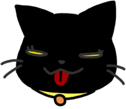 Black Cat Moimoi sticker #3140852