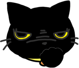 Black Cat Moimoi sticker #3140854